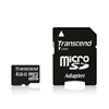 Transcend 4GB MicroSDHC-muistikortti, Class 10 + adapteri