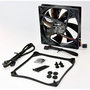 Noiseblocker 120 x 120 x 25mm BlackSilent Pro PLPS PWM, 600-1500RPM, 8-24dBA