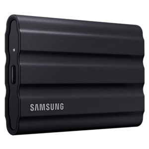 Samsung 2TB T7 Shield, ulkoinen NVMe SSD-levy, USB 3.2 Gen2, musta