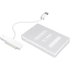 IcyBox ulk tallennuskotelo 2,5" SATA-kovalevylle,USB,muovisuoja,valk