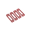 Alphacool Eiskamm Alu X14 - 4mm punainen - 4kpl