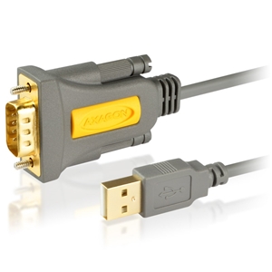 AXAGON ADS-1PS, USB -> sarja (DB9M) -adapteri, 1,5m, harmaa