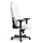 noblechairs HERO Gaming Chair - White Edition, keinonahkaverhoiltu pelituoli, valkoinen/musta - kuva 4