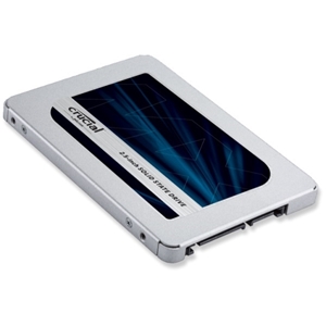 Crucial 1TB MX500, 2.5" SSD-levy, 3D TLC, SATA III, 560/510 MB/s
