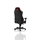 noblechairs HERO Gaming Chair - MOUZ Edition, keinonahkaverhoiltu pelituoli, musta/punainen - kuva 3