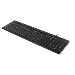 Deltaco Näppäimistö, pohjoismainen layout, USB, 1,1m kaapeli, musta