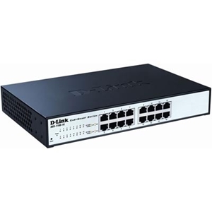 D-Link 16-port 10/100/1000 EasySmart Switch, 19" Rackmount