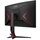 AOC 27" CQ27G2U/BK, kaareva 144Hz QHD -pelimonitori, musta/punainen - kuva 10
