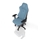 noblechairs HERO Two Tone Gaming Chair - Blue Limited Edition, kangasverhoiltu pelituoli, sininen/harmaa/musta - kuva 8