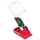 Raspberry Pi Pi 4 Model B Official Case, itsenäisen alustan kotelo, punainen/valkoinen - kuva 4