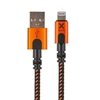 Xtorm Xtreme USB-A / Lightning MFI -kaapeli, 1,5m, musta/oranssi
