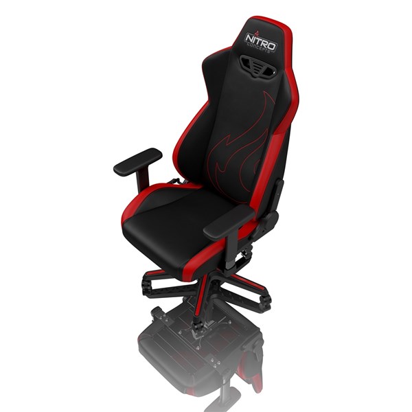 S300 EX Gaming Chair Inferno Red, keinonahkaverhoiltu pelituoli, mustapunainen S300 EX Gaming Chair Inferno Red, keinonahkaverhoiltu pelituoli, mustapunainen