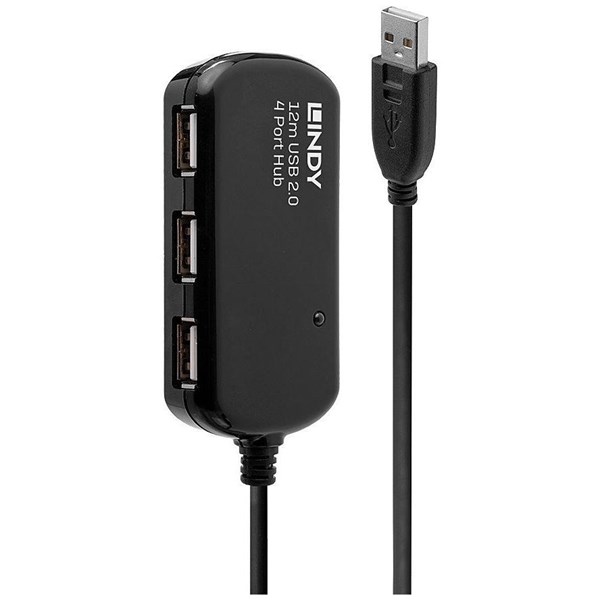 Lindy 12m USB 2.0 Active Extension Pro Hub Jimms.fi