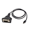 Brainboxes USB-C -> RS232, Industrial Isolated, 1m, musta