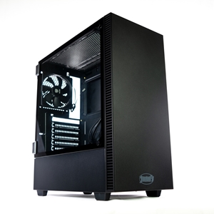 Kolink Castle, ikkunallinen miditornikotelo, musta, Jimm's logo