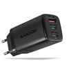 AXAGON ACU-DPQ65 -seinälaturi, QC4 + 2 x USB-C, 65W, musta