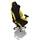 Nitro Concepts S300 Gaming Chair - Astral Yellow, kangasverhoiltu pelituoli, musta/keltainen - kuva 5