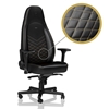 noblechairs ICON Gaming Chair, keinonahkaverhoiltu pelituoli, musta/kulta