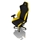 Nitro Concepts S300 Gaming Chair - Astral Yellow, kangasverhoiltu pelituoli, musta/keltainen - kuva 4