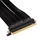 Lian Li O11D-1X-4 Riser Card -kaapeli + PCI-rauta, PCIE 4.0, musta - kuva 4