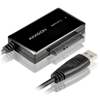 AXAGON ADSA-FP2, USB 3.0 -adapteri 2.5" SATA-kiintolevylle, musta