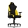 Nitro Concepts S300 Gaming Chair - Astral Yellow, kangasverhoiltu pelituoli, musta/keltainen - kuva 3
