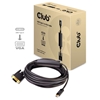 Club 3D USB Type C to VGA Active Cable M/M, aktiivinen kaapeli, 5m, musta