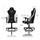 Nitro Concepts S300 Gaming Chair - Radiant White, kangasverhoiltu pelituoli, musta/valkoinen - kuva 16