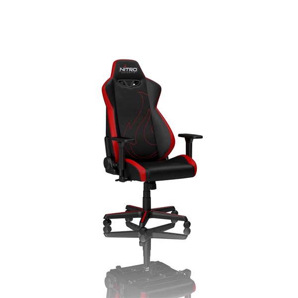 S300 EX Gaming Chair Inferno Red, keinonahkaverhoiltu pelituoli, mustapunainen S300 EX Gaming Chair Inferno Red, keinonahkaverhoiltu pelituoli, mustapunainen