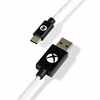 Numskull Official Xbox Series X | S LED USB C -latauskaapeli, 1,5m, valkoinen/musta (Poisto! Norm. 14,90€)