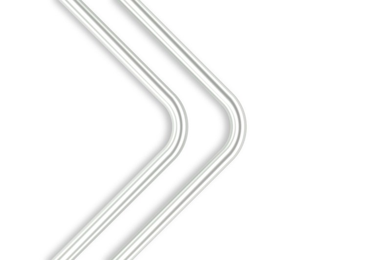 EKWaterblocks EKLoop Metal Tube 16mm 0.8m PreBent 90° Satin