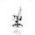 noblechairs LEGEND Gaming Chair - White Edition, keinonahkaverhoiltu pelituoli, valkoinen/musta - kuva 5