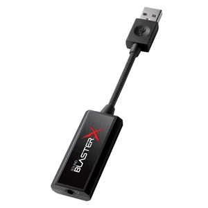 Creative (Outlet) Sound BlasterX G1, ulkoinen äänikortti + DA-muunnin, USB, musta