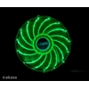 Akasa Vegas, LED-valaistu laitetuuletin, 120x120x25mm, musta/vihreä