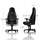 noblechairs ICON Gaming Chair, keinonahkaverhoiltu pelituoli, musta/platinanvalkoinen - kuva 3