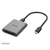 Akasa (Outlet) CFexpress 2.0 Card Reader -muistikortinlukija, USB 3.2 Type-C, harmaa/musta