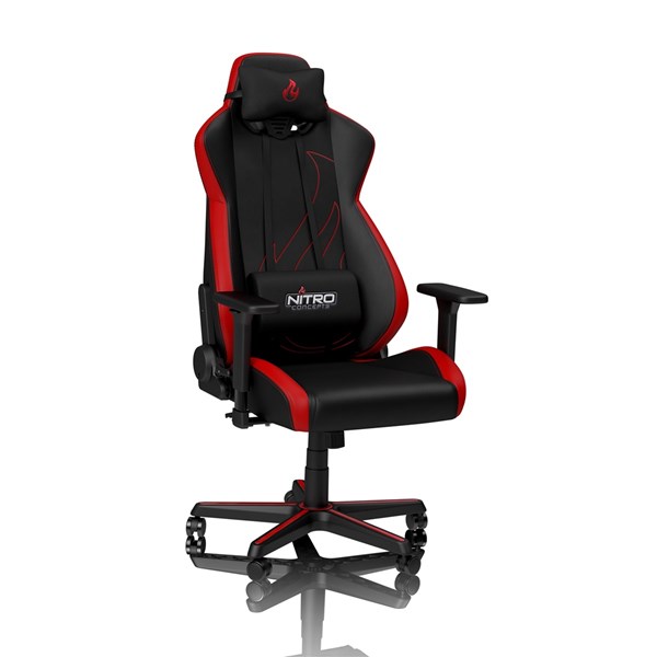 S300 EX Gaming Chair Inferno Red, keinonahkaverhoiltu pelituoli, mustapunainen S300 EX Gaming Chair Inferno Red, keinonahkaverhoiltu pelituoli, mustapunainen