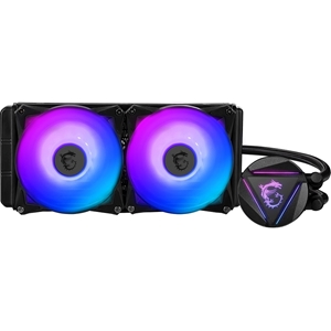 MSI MAG CORELIQUID 280R, AIO-nestejäähdytysratkaisu prosessorille, musta (Tarjous! Norm. 134,90€)