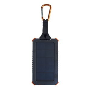 Xtorm Solar Charger 5000 -varavirtalähde, 5000 mAh, USB-C, musta/oranssi