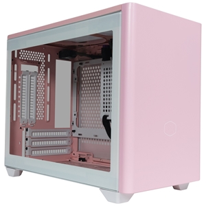 Cooler Master MasterBox NR200P Limited Edition, ikkunallinen Mini ITX -kotelo, Flamingo Pink