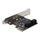 DeLock 4-porttinen SATA PCI Express x1 -lisäkortti, Low Profile - kuva 2
