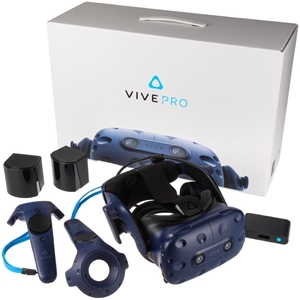 HTC Vive Pro Virtual Reality Headset (Kit) -virtuaalisarja, sininen/musta