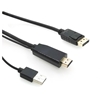 MicroConnect HDMI-DisplayPort aktiivinen kaapeli, 3m