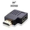 Aioni Electronics HDMI uros - naaras kulma adapteri, 90 astetta sivulle