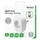 Deltaco Smart Home Älypistorasia, Wi-Fi, 1 x CEE 7/3, 10A, ajastin, virrankulutuksen seuranta, valkoinen - kuva 4