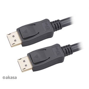 Akasa 8K DisplayPort to DisplayPort -kaapeli, v1.4, 5m, musta