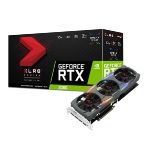 PNY GeForce RTX 3080 XLR8 Gaming UPRISING EPIC-X RGB Triple Fan (LHR) -näytönohjain, 10GB GDDR6X