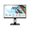 AOC 23,8" 24P2Q, Full HD -monitori, musta