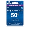 Sony PlayStation PSN-Kortti 50 EUR PS4, PS3, PSP, PSV-latauskortti