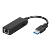 D-Link USB 3.0 -verkkoadapteri, Gigabit Ethernet, musta